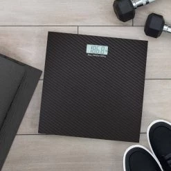 Bath Bliss Digital Glass Scale in Carbon -Bathroom Accessories Sales carbon bath bliss bathroom scales 10056 carbon 76 1000