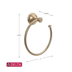 Delta Cassidy 4-Piece Bath Hardware Set in Champagne Bronze -Bathroom Accessories Sales champagne bronze delta bathroom hardware sets css63 cz k4 1f 1000