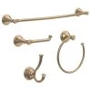 Delta Cassidy 4-Piece Bath Hardware Set in Champagne Bronze