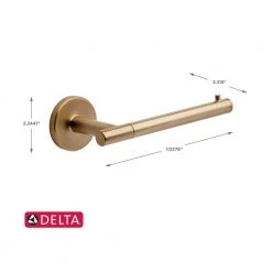 Delta Trinsic Single Post Toilet Paper Holder in Champagne Bronze -Bathroom Accessories Sales champagne bronze delta toilet paper holders 75950 cz 4f 1000