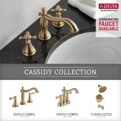 Delta Cassidy Double Towel Hook in Champagne Bronze -Bathroom Accessories Sales champagne bronze delta towel hooks 79735 cz 1d 1000