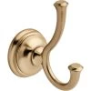 Delta Cassidy Double Towel Hook in Champagne Bronze