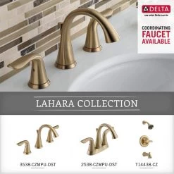 Delta Lahara Towel Ring in Champagne Bronze -Bathroom Accessories Sales champagne bronze delta towel rings 73846 cz 1d 1000