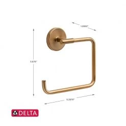 Delta Trinsic Open Towel Ring in Champagne Bronze -Bathroom Accessories Sales champagne bronze delta towel rings 759460 cz 40 1000