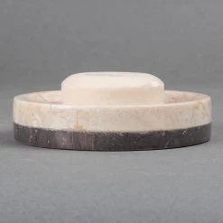Creative Home Inverary Banded Soap Dish in Champagne Marble -Bathroom Accessories Sales champagne creative home soap dishes 74624 1f 1000
