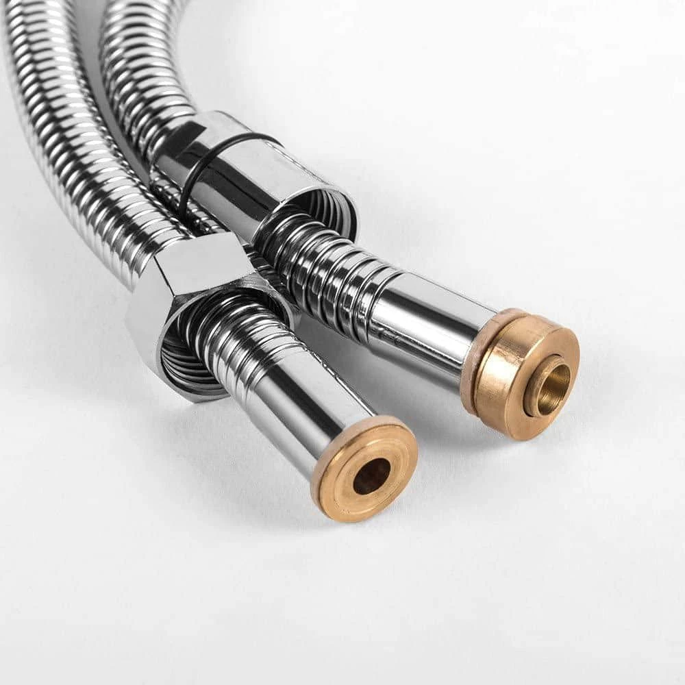 Logmey Shower Hose 59 in. chrome Handheld Shower Head Hose 6 Logmey Shower Hose 59 in. chrome Handheld Shower Head Hose - Image 6