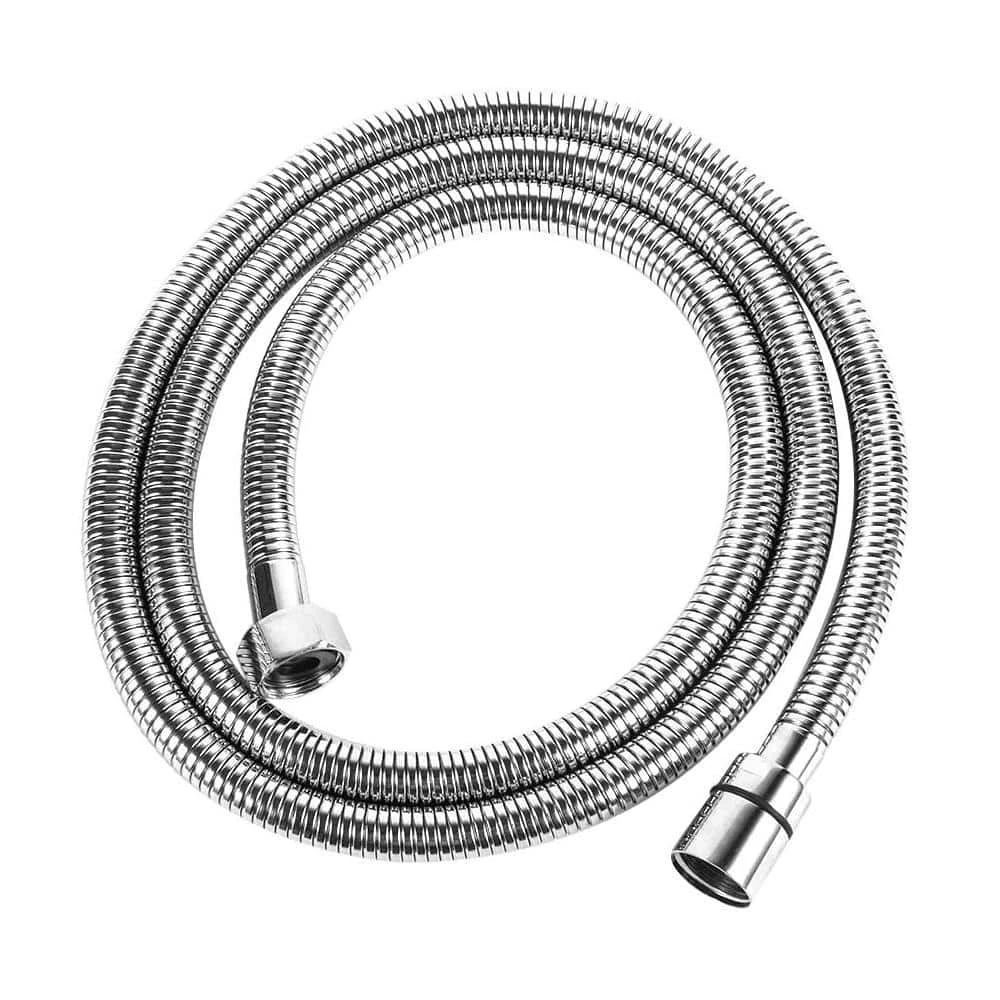 Logmey Shower Hose 59 in. chrome Handheld Shower Head Hose 1 Logmey Shower Hose 59 in. chrome Handheld Shower Head Hose