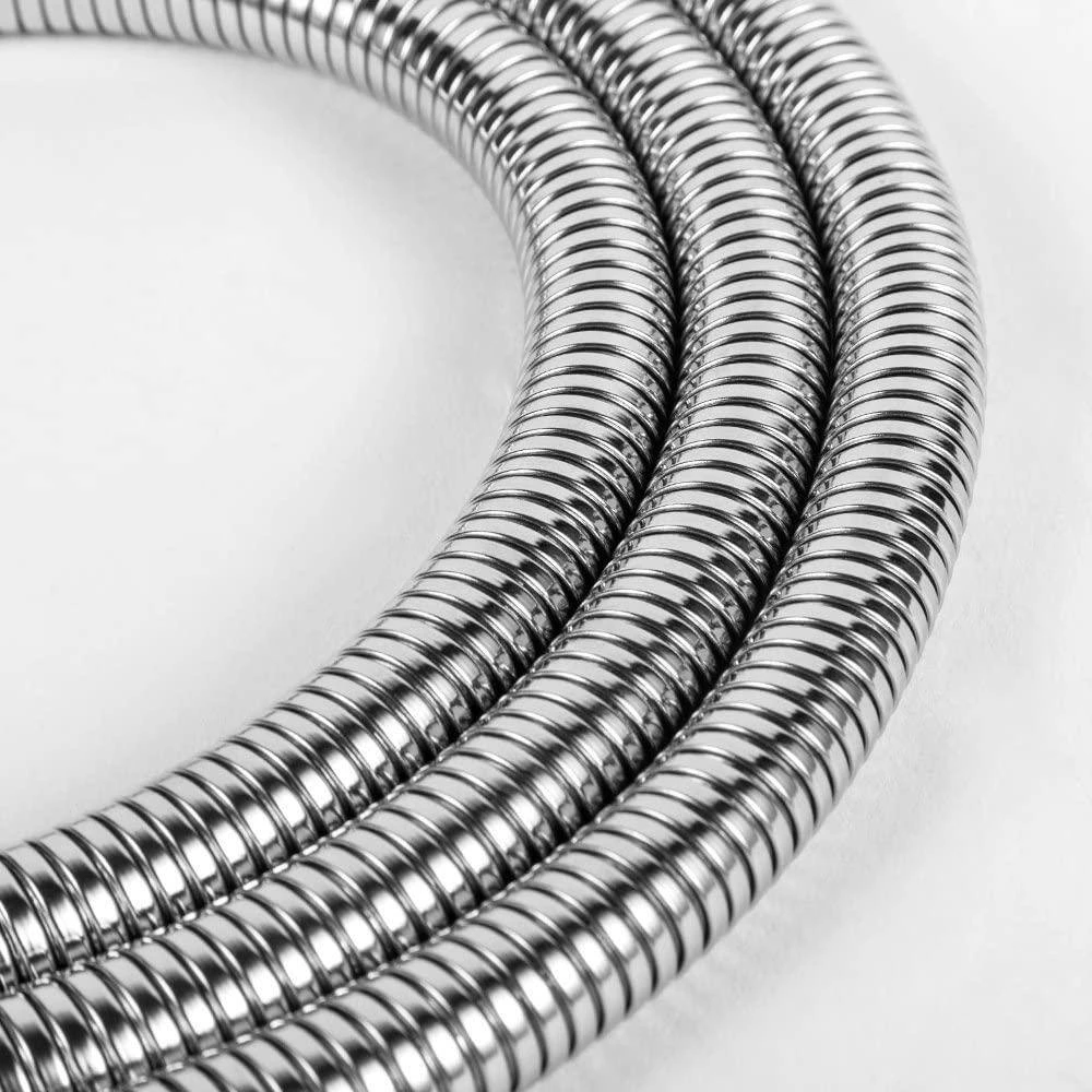 Logmey Shower Hose 59 in. chrome Handheld Shower Head Hose 8 Logmey Shower Hose 59 in. chrome Handheld Shower Head Hose - Image 8