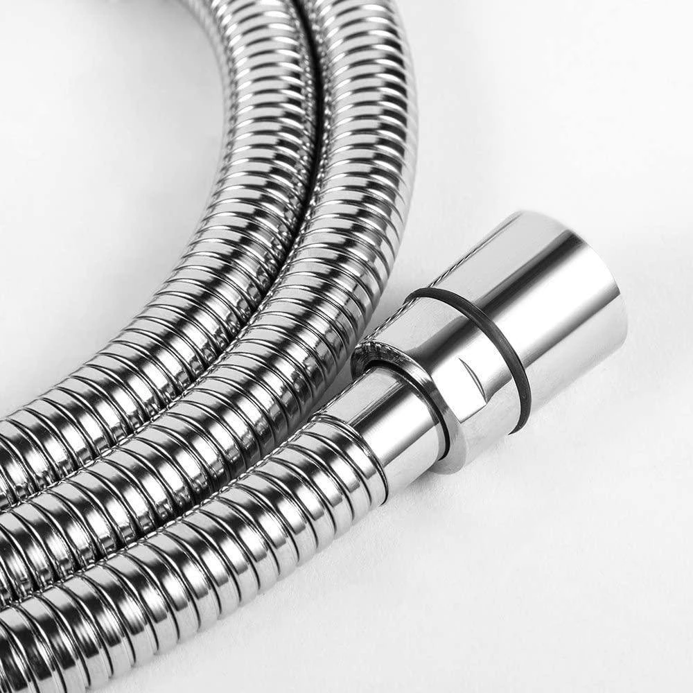 Logmey Shower Hose 59 in. chrome Handheld Shower Head Hose 7 Logmey Shower Hose 59 in. chrome Handheld Shower Head Hose - Image 7