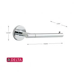 Delta Lyndall 3-Piece Bath Hardware Set with Towel Ring Toilet Paper Holder and 24 in. Towel Bar in Chrome -Bathroom Accessories Sales chrome delta bathroom hardware sets ldl63 pc 1d 1000