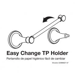 Delta Silverton Pivoting Toilet Paper Holder in Chrome -Bathroom Accessories Sales chrome delta toilet paper holders slv50 pc1 c3 1000