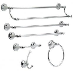 Delta Silverton 24 in. Towel Bar in Polished Chrome 20 Delta Silverton 24 in. Towel Bar in Polished Chrome -Bathroom Accessories Sales chrome delta towel bars 132886 4f 1000