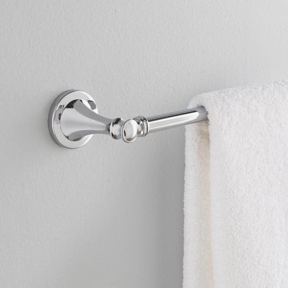 Delta Silverton 18 in. Towel Bar in Chrome 2 Delta Silverton 18 in. Towel Bar in Chrome - Image 2