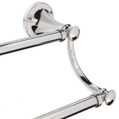 Delta Silverton 24 in. Double Towel Bar in Polished Chrome -Bathroom Accessories Sales chrome delta towel bars 132891 1d 1000