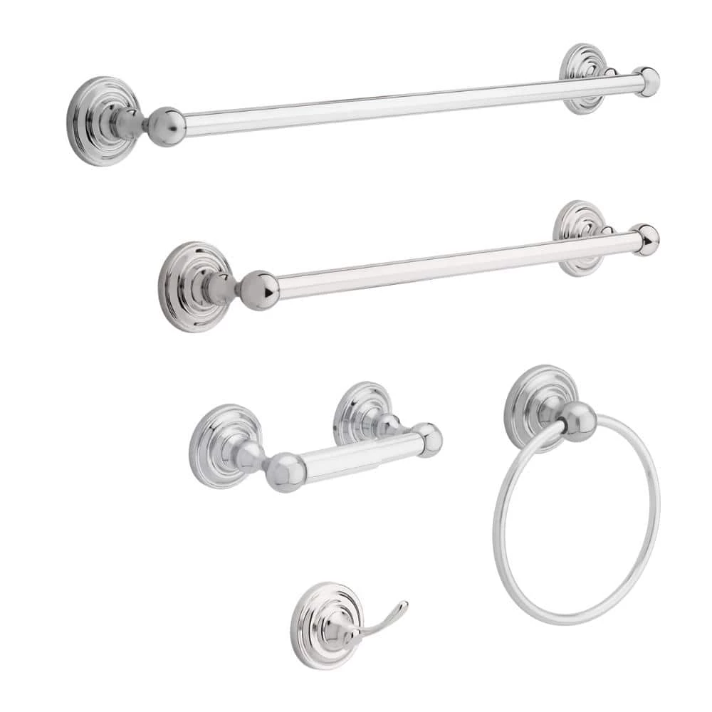 Delta Greenwich 18 in. Towel Bar in Chrome 5 Delta Greenwich 18 in. Towel Bar in Chrome - Image 5
