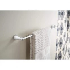 Delta Foundations 24 in. Towel Bar in Chrome 17 Delta Foundations 24 in. Towel Bar in Chrome -Bathroom Accessories Sales chrome delta towel bars fnd24 pc 1f 1000