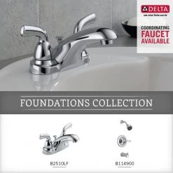 Delta Foundations Double Towel Hook in Chrome -Bathroom Accessories Sales chrome delta towel hooks fnd35 pc a0 1000