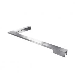 DreamLine 12 in. L-Bar Support Bracket (Left Wall Installation) for 10 mm (3/8 in.) Glass in Chrome