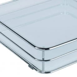 Elle Decor Limoges Square Vanity Tray in Chrome 9 Elle Decor Limoges Square Vanity Tray in Chrome -Bathroom Accessories Sales chrome elle decor makeup organizers el 44015 chr 1f 1000