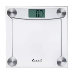 Escali Digital Clear Glass Bathroom Scale