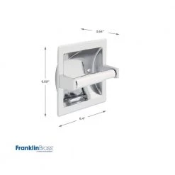Franklin Brass Futura Recessed Toilet Paper Holder in Chrome 8 Franklin Brass Futura Recessed Toilet Paper Holder in Chrome -Bathroom Accessories Sales chrome franklin brass toilet paper holders d2497pc 1f 1000