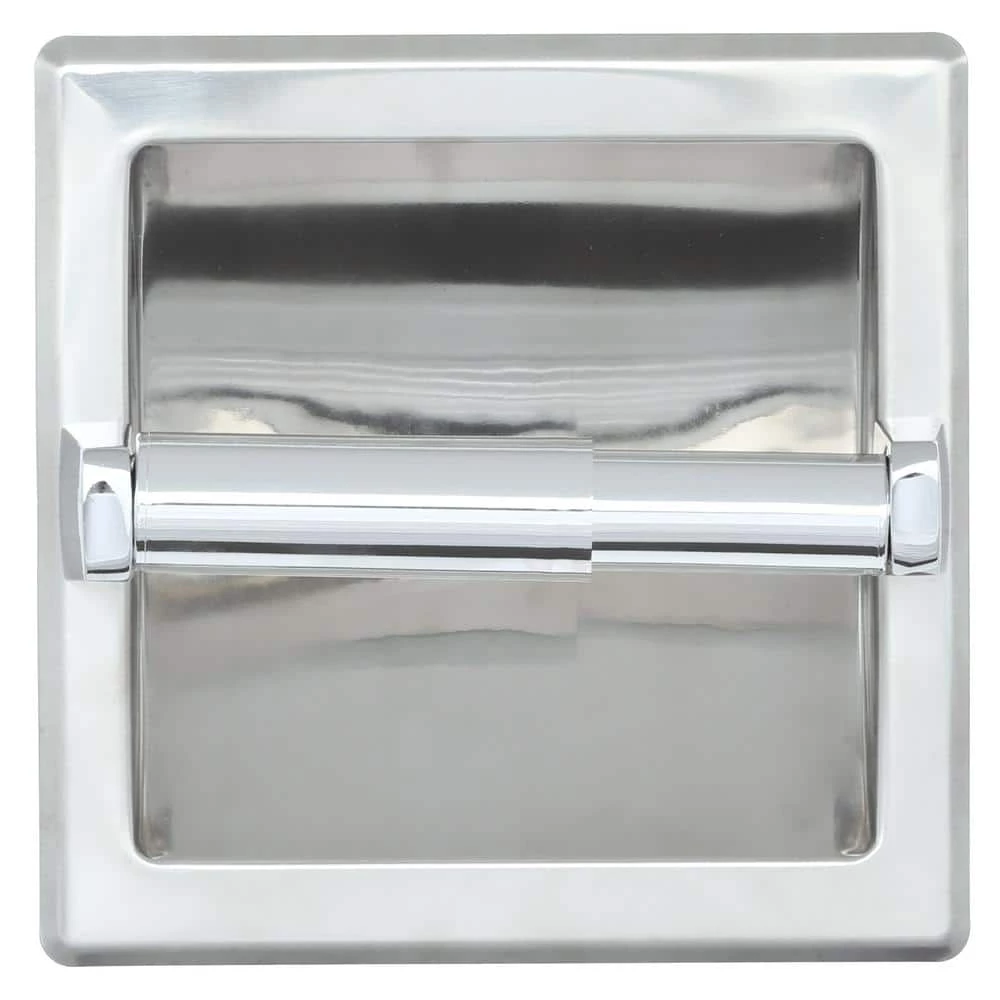 Franklin Brass Futura Recessed Toilet Paper Holder in Chrome 3 Franklin Brass Futura Recessed Toilet Paper Holder in Chrome - Image 3