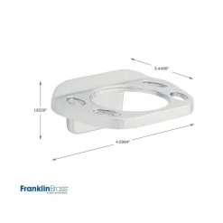 Franklin Brass Futura Wall-Mounted Toothbrush Holder in Chrome 8 Franklin Brass Futura Wall-Mounted Toothbrush Holder in Chrome -Bathroom Accessories Sales chrome franklin brass toothbrush holders d2405pc 77 1000