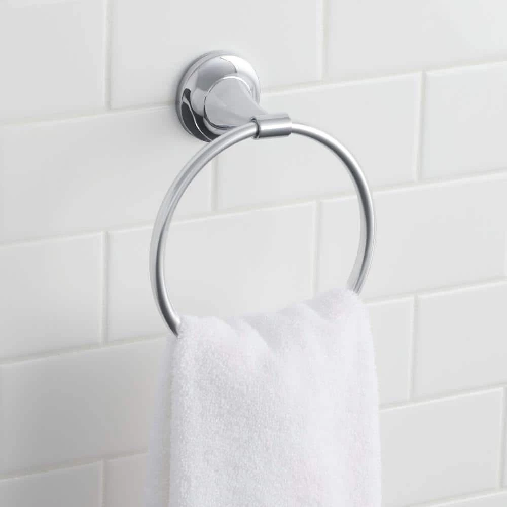 Glacier Bay Constructor Towel Ring in Chrome 3 Glacier Bay Constructor Towel Ring in Chrome - Image 3