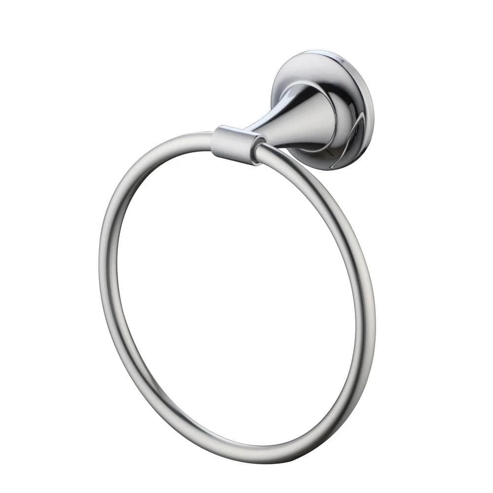 Glacier Bay Constructor Towel Ring in Chrome 5 Glacier Bay Constructor Towel Ring in Chrome - Image 5