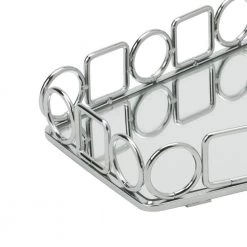 Home Details Circles and Squares Large Mirror Vanity Tray 10 Home Details Circles and Squares Large Mirror Vanity Tray -Bathroom Accessories Sales chrome home details bathroom trays 26408 chr 44 1000