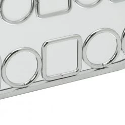 Home Details Circles and Squares Large Mirror Vanity Tray 11 Home Details Circles and Squares Large Mirror Vanity Tray -Bathroom Accessories Sales chrome home details bathroom trays 26408 chr fa 1000