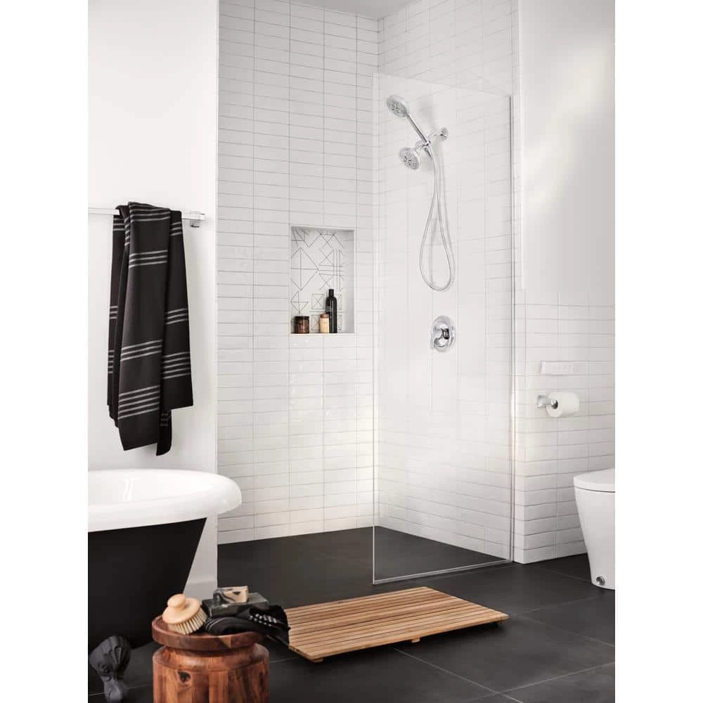 MOEN Adler 3-Piece Bath Hardware Set with 18 in. Towel Bar in Chrome 7 MOEN Adler 3-Piece Bath Hardware Set with 18 in. Towel Bar in Chrome - Image 7
