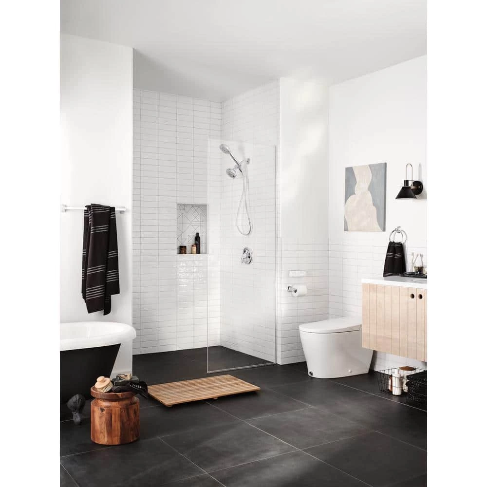 MOEN Adler 3-Piece Bath Hardware Set with 18 in. Towel Bar in Chrome 2 MOEN Adler 3-Piece Bath Hardware Set with 18 in. Towel Bar in Chrome - Image 2