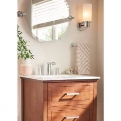 MOEN Genta LX 6.88 in. Hand Towel Bar in Chrome -Bathroom Accessories Sales chrome moen towel bars bh3886ch 44 1000