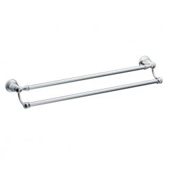 MOEN Banbury 24 in. Double Towel Bar in Chrome