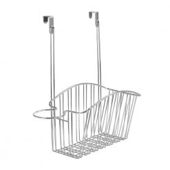 Spectrum Contempo 13.75 in. W Over the Cabinet Styling Center in Chrome -Bathroom Accessories Sales chrome spectrum hair tool organizers 07570 c3 1000