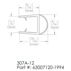 DreamLine 78-1/2 in. L Clear Bumper Seal for 1/2 in. (12 mm) Glass Shower Door 5 DreamLine 78-1/2 in. L Clear Bumper Seal for 1/2 in. (12 mm) Glass Shower Door -Bathroom Accessories Sales clear dreamline bathtub accessories 63007120 1994 40 1000
