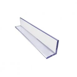 DreamLine 96 in. L Clear L-Strike with Adhesive Backing for 3/8 in. Glass Shower Door