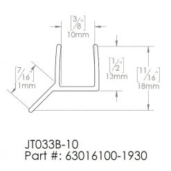 DreamLine 76 in. L Clear Vinyl Seal for 3/8 in. Glass Shower Door 5 DreamLine 76 in. L Clear Vinyl Seal for 3/8 in. Glass Shower Door -Bathroom Accessories Sales clear dreamline bathtub accessories 63016100 1930 40 1000