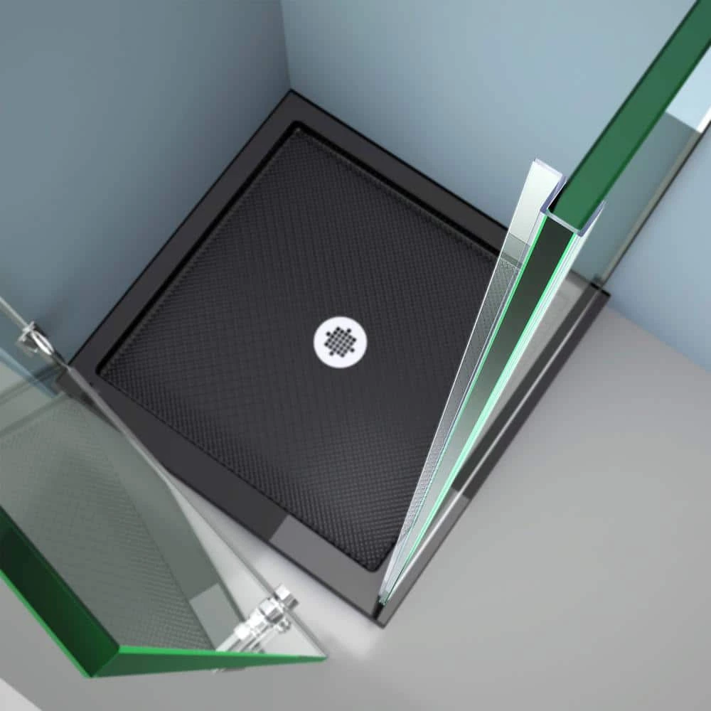 DreamLine 96 in. L Clear Return Panel Striker for 3/8 in. Glass Shower Door 2 DreamLine 96 in. L Clear Return Panel Striker for 3/8 in. Glass Shower Door - Image 2