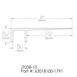 DreamLine 70-1/2 in. L x 3/8 in. H Clear Vinyl Seal Glass Shower Door -Bathroom Accessories Sales clear dreamline bathtub accessories 63018100 1791 40 1000