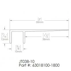DreamLine 70-7/8 in. L x 3/8 in. H Clear Vinyl Seal Glass Shower Door 5 DreamLine 70-7/8 in. L x 3/8 in. H Clear Vinyl Seal Glass Shower Door -Bathroom Accessories Sales clear dreamline bathtub accessories 63018100 1800 40 1000