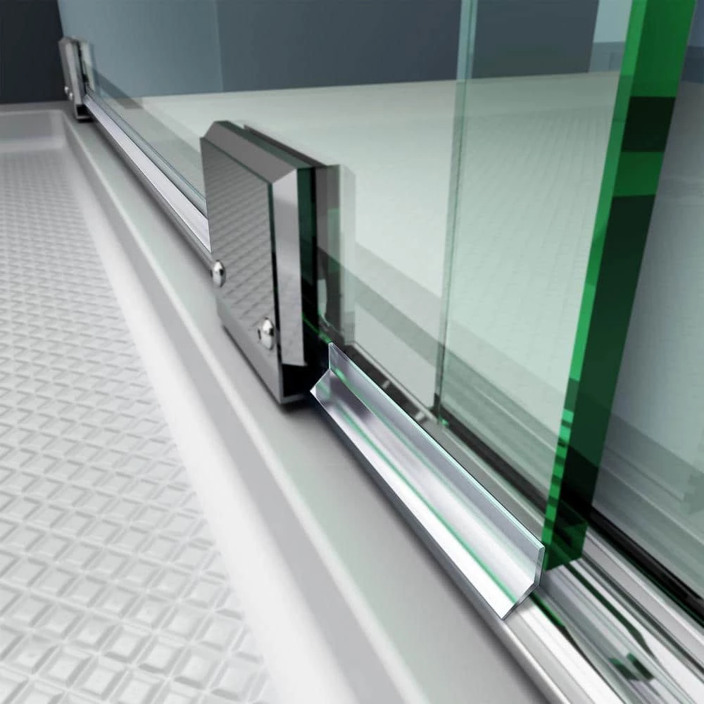 DreamLine 42 in. L Clear Drip Vinyl for 3/8 in. Glass Shower Door 2 DreamLine 42 in. L Clear Drip Vinyl for 3/8 in. Glass Shower Door - Image 2