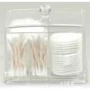 Home Basics 5.5 in. x 4.25 in. x 3.62 in. Clear Cosmetic Organizer