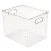 IDesign Linus Binz 10 in. x 8 in. x 8 in. in Clear