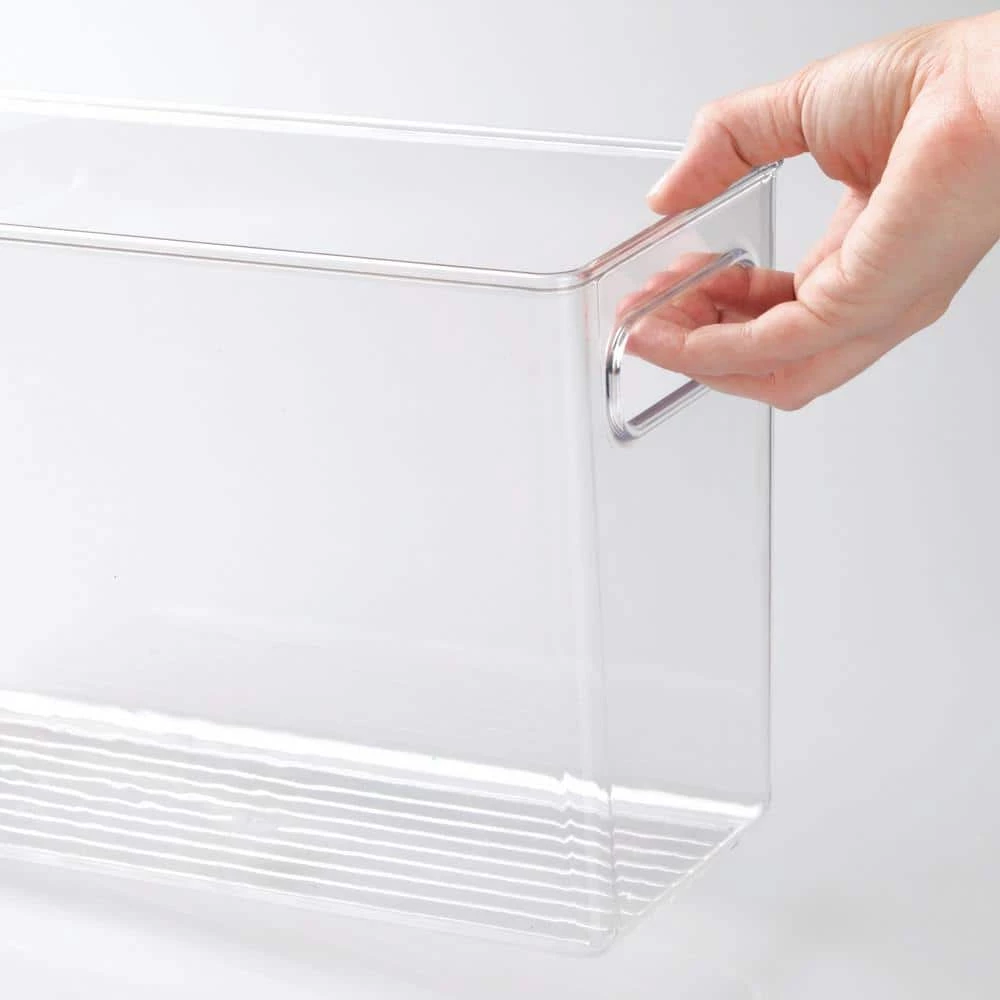 IDesign Linus Binz 5 in. x 12 in. x 8 in. in Clear 2 IDesign Linus Binz 5 in. x 12 in. x 8 in. in Clear - Image 2