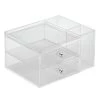 InterDesign 7 in. D x 5 in. H x 9 in. W Clear Plastic Cube Storage Bin