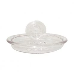 InterDesign PowerLock Suction Soap Dish in Clear