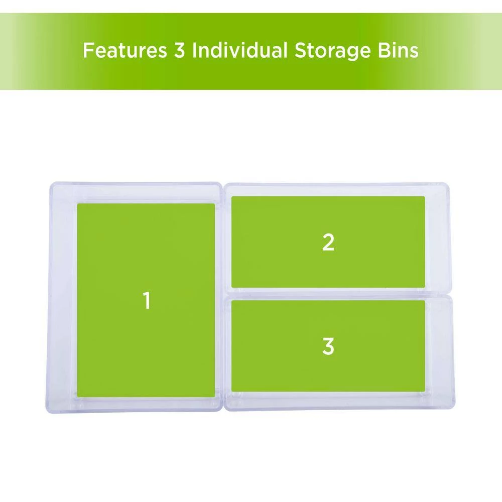 Kenney Storage Made Simple Bathroom Countertop Organizer Tray Set in Clear (Set of 6) 5 Kenney Storage Made Simple Bathroom Countertop Organizer Tray Set in Clear (Set of 6) - Image 5