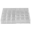 Unbranded 24-Compartment Transparent Plastic Cosmetic Makeup and Nail Polish Storage Organizer Holder in Clear
